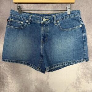 VTG Polo Jeans Ralph Lauren Mom Shorts Women's 8 Blue‎ Denim Short Casual